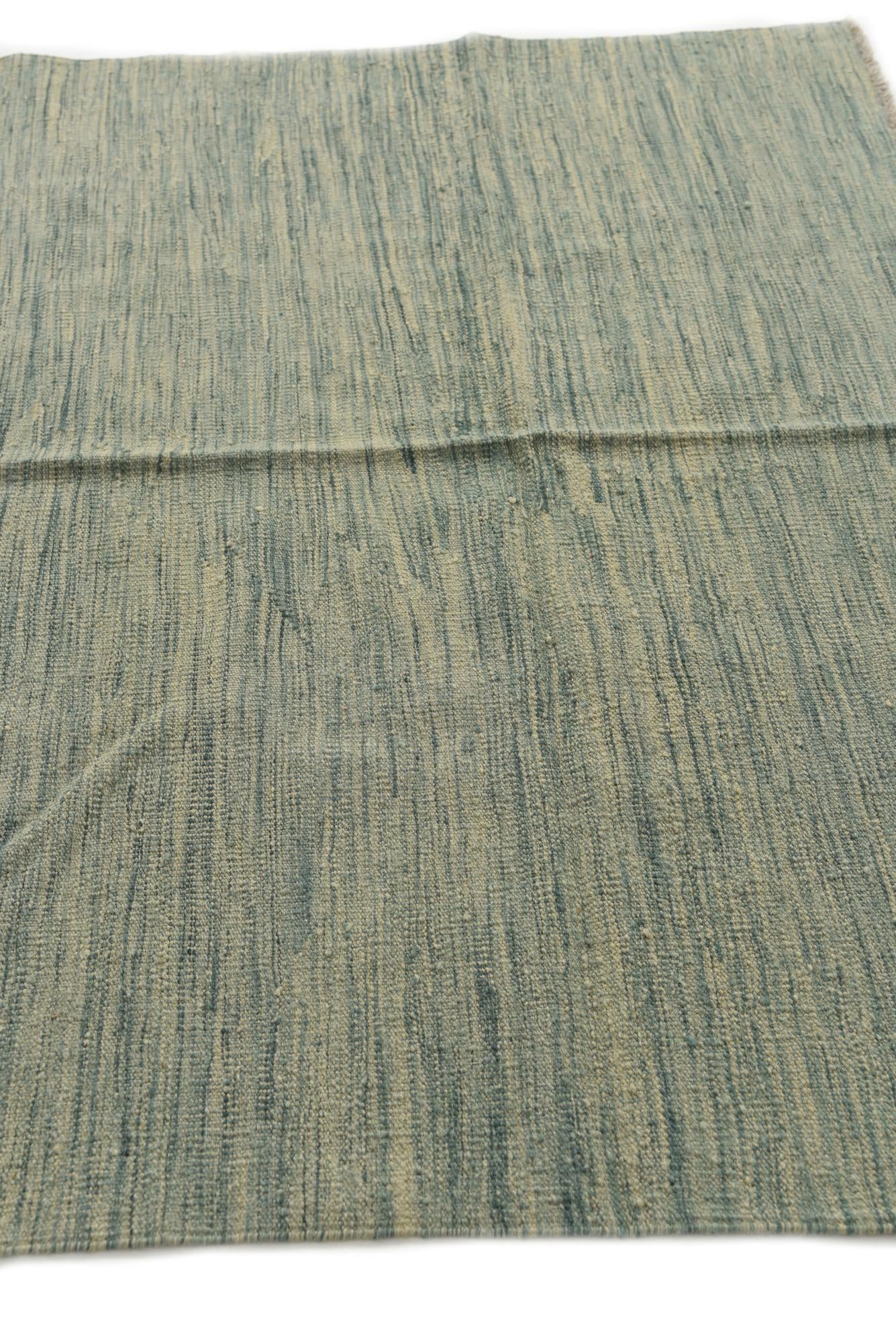 5' x 6' 7 Hand Woven Kilim Modern Wool Rug