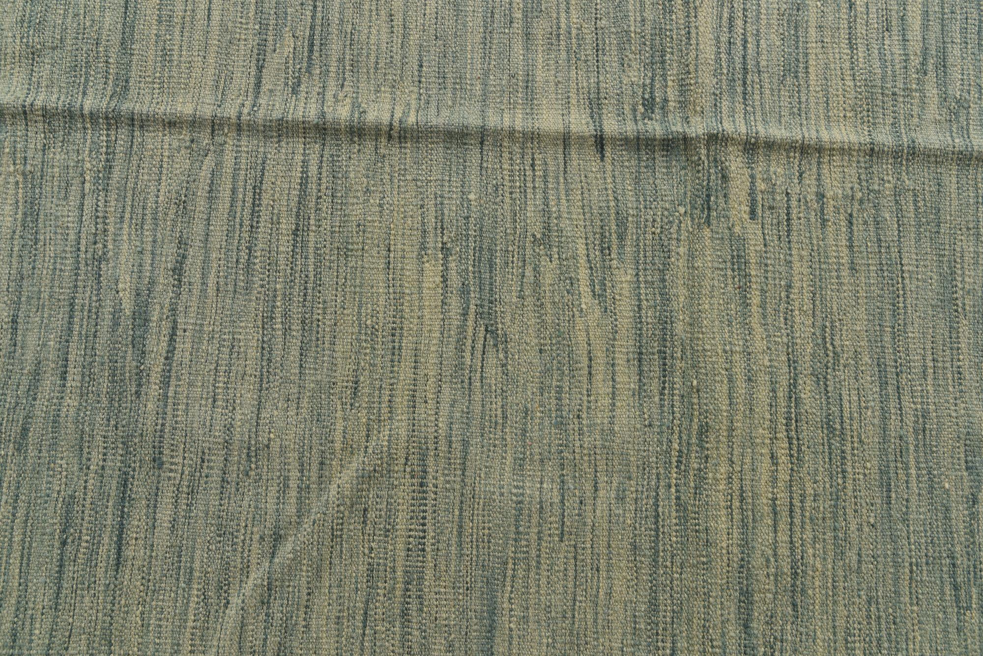 5' x 6' 7 Hand Woven Kilim Modern Wool Rug
