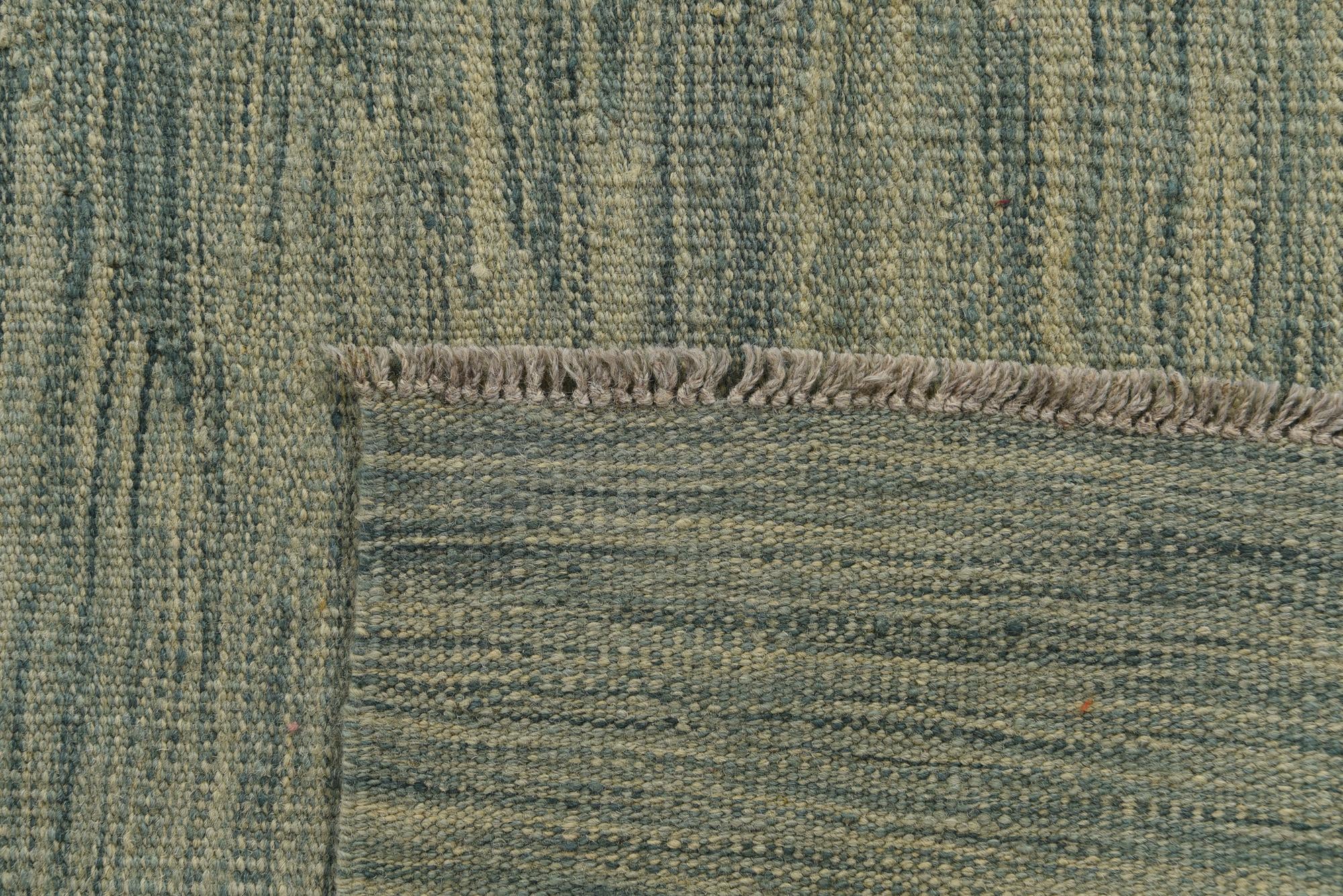 5' x 6' 7 Hand Woven Kilim Modern Wool Rug