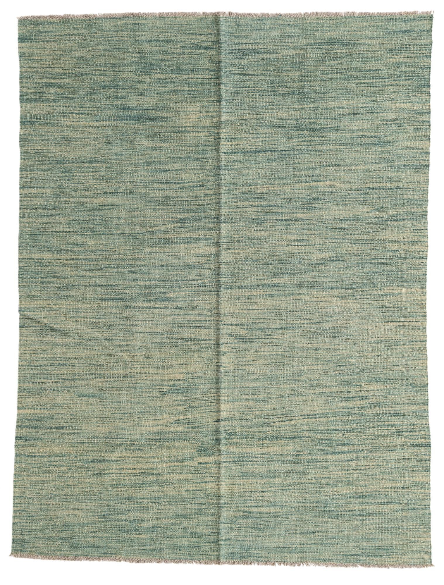 5' x 6' 7 Hand Woven Kilim Modern Wool Rug