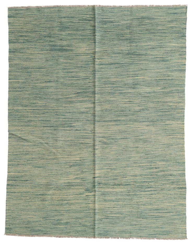 Detail image of 5' x 6' 7 Hand Woven Kilim Modern Wool Rug
