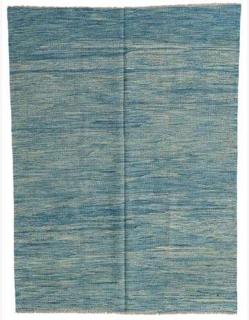 4' 10 x 6' 6 Hand Woven Kilim Modern Wool Rug