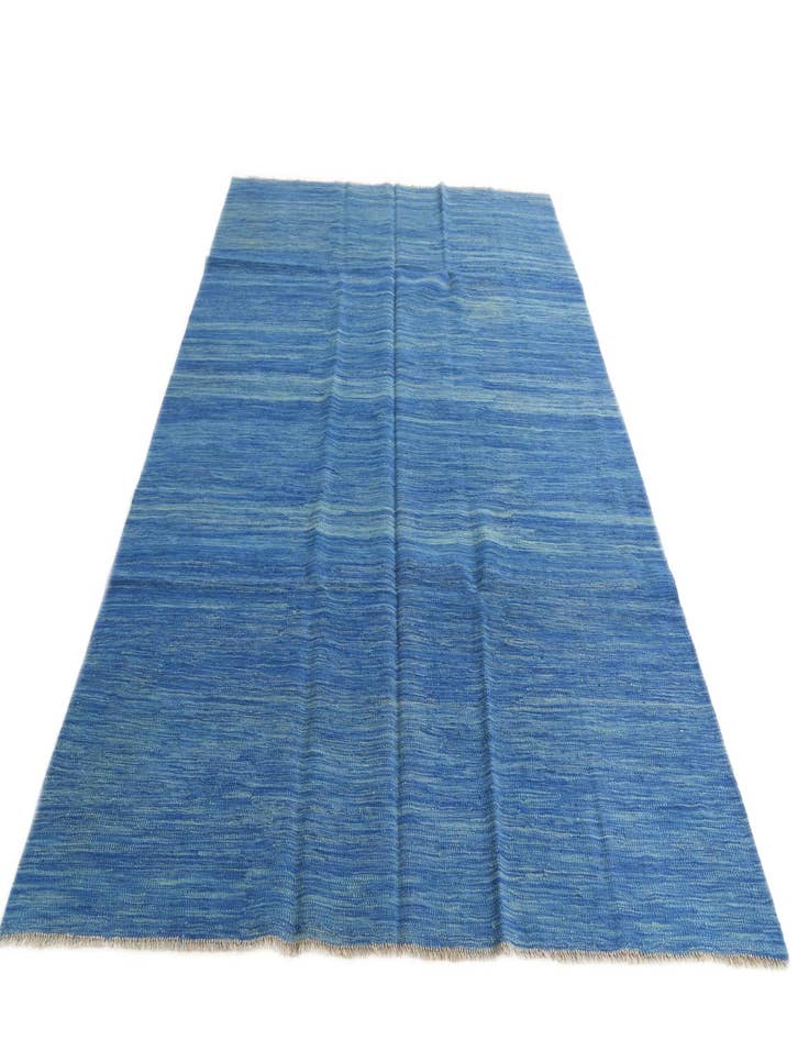 Detail image of 5' 9 x 8'  Hand Woven Kilim Modern Wool Rug