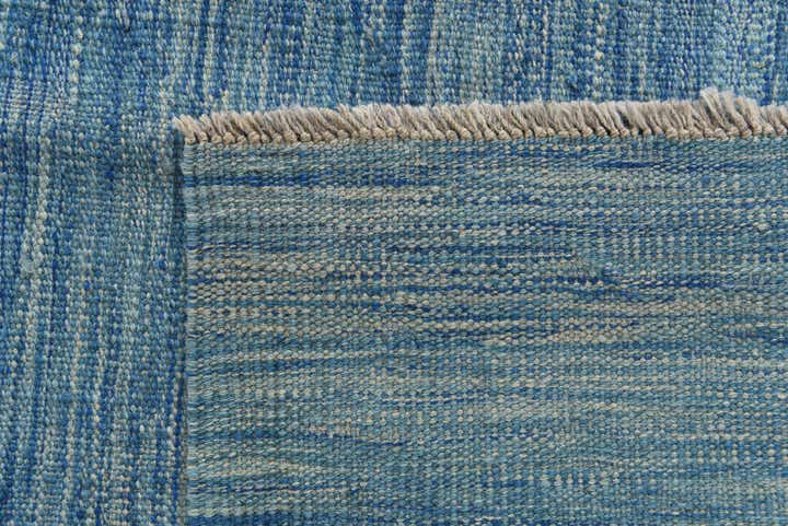 5' 7 x 7' 9 Hand Woven Kilim Modern Wool Rug