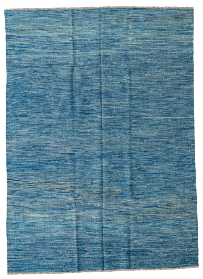 Detail image of 5' 7 x 7' 9 Hand Woven Kilim Modern Wool Rug