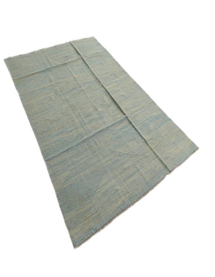 Detail image of 5' 4 x 8'  Hand Woven Kilim Modern Wool Rug