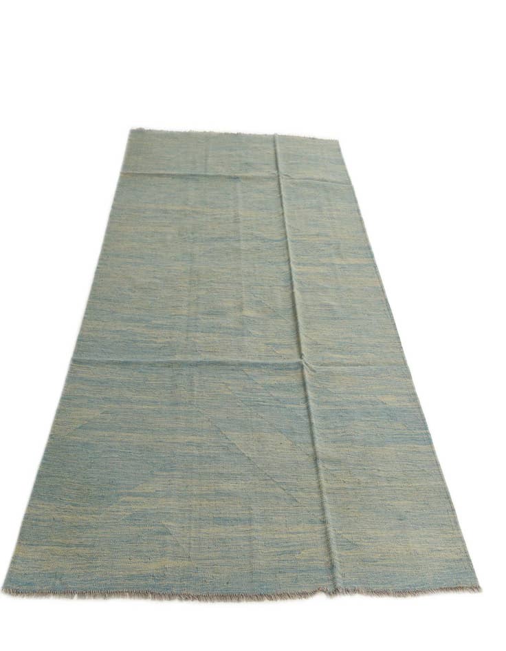 Detail image of 5' 4 x 8'  Hand Woven Kilim Modern Wool Rug