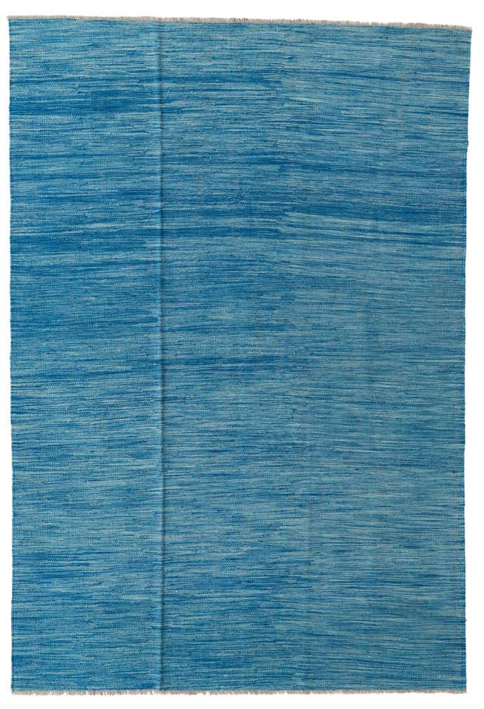 5' 5 x 8' Hand Knotted Kilim Modern Wool Rug