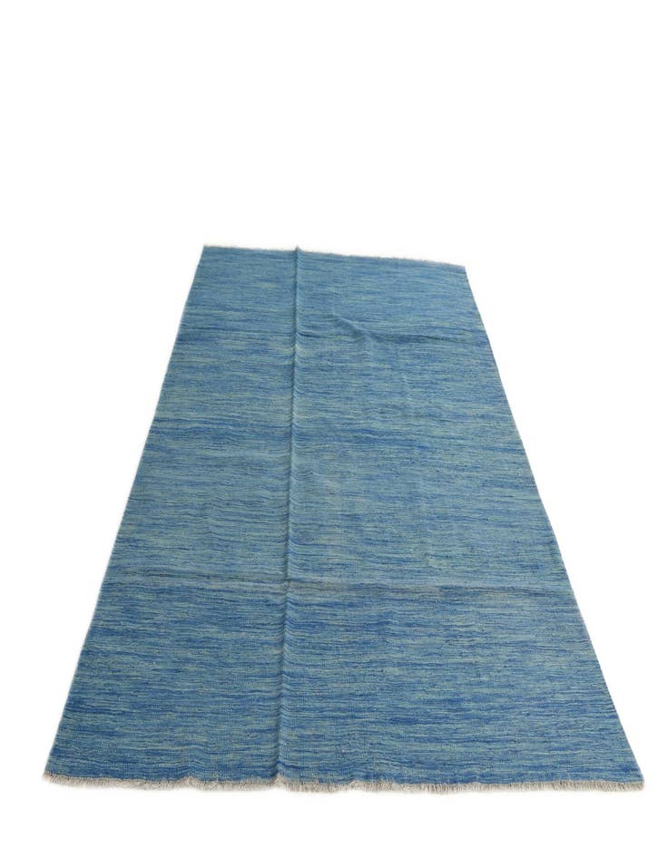 Detail image of 5' 9 x 8'  Hand Woven Kilim Modern Wool Rug