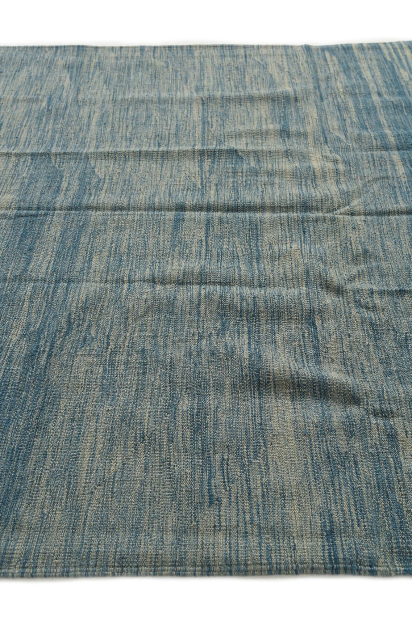 5' 10 x 8' Hand Woven Kilim Modern Wool Rug