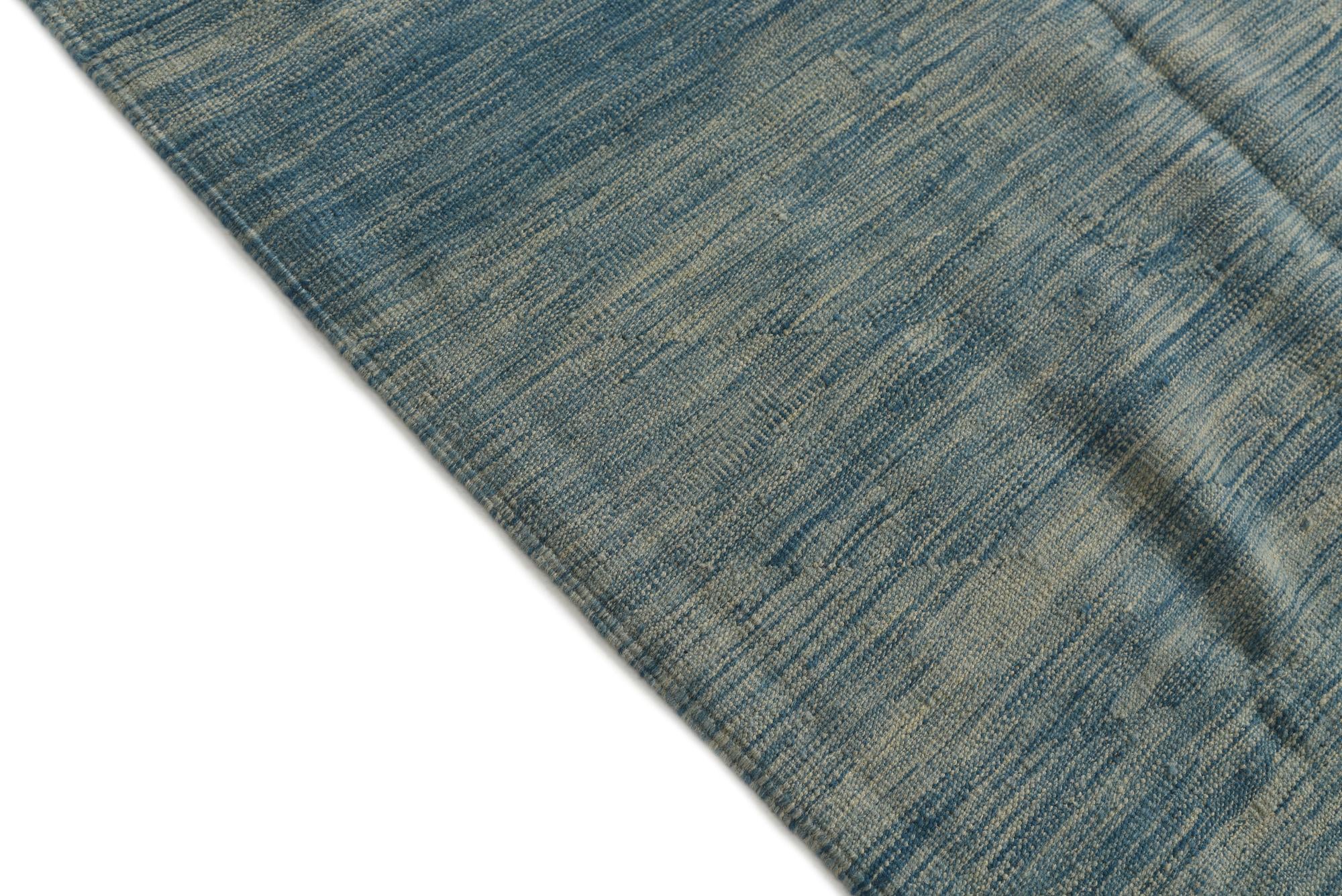 5' 10 x 8' Hand Woven Kilim Modern Wool Rug