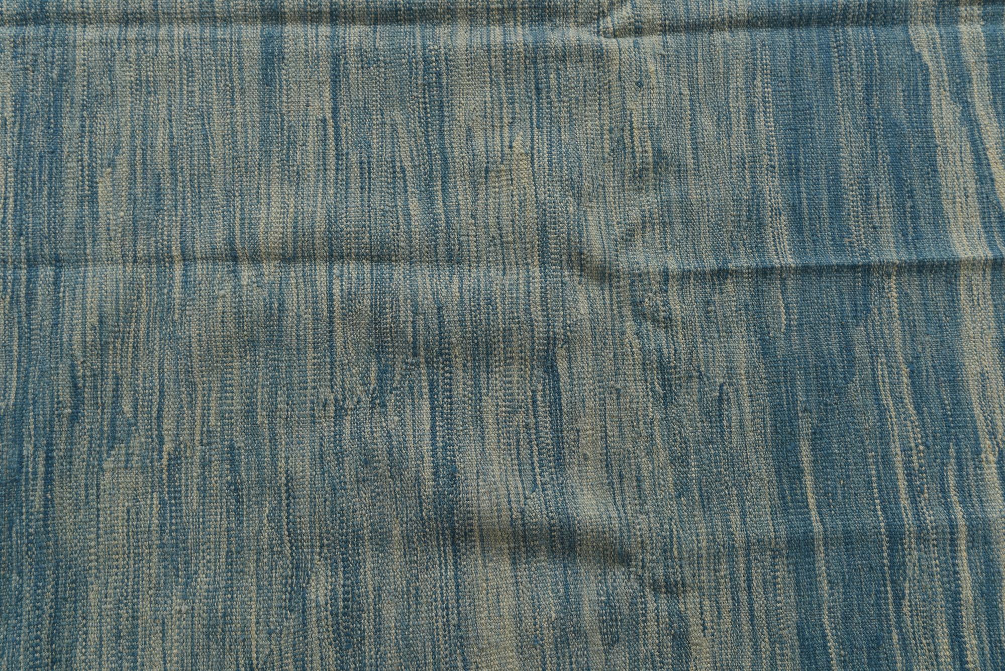 5' 10 x 8' Hand Woven Kilim Modern Wool Rug