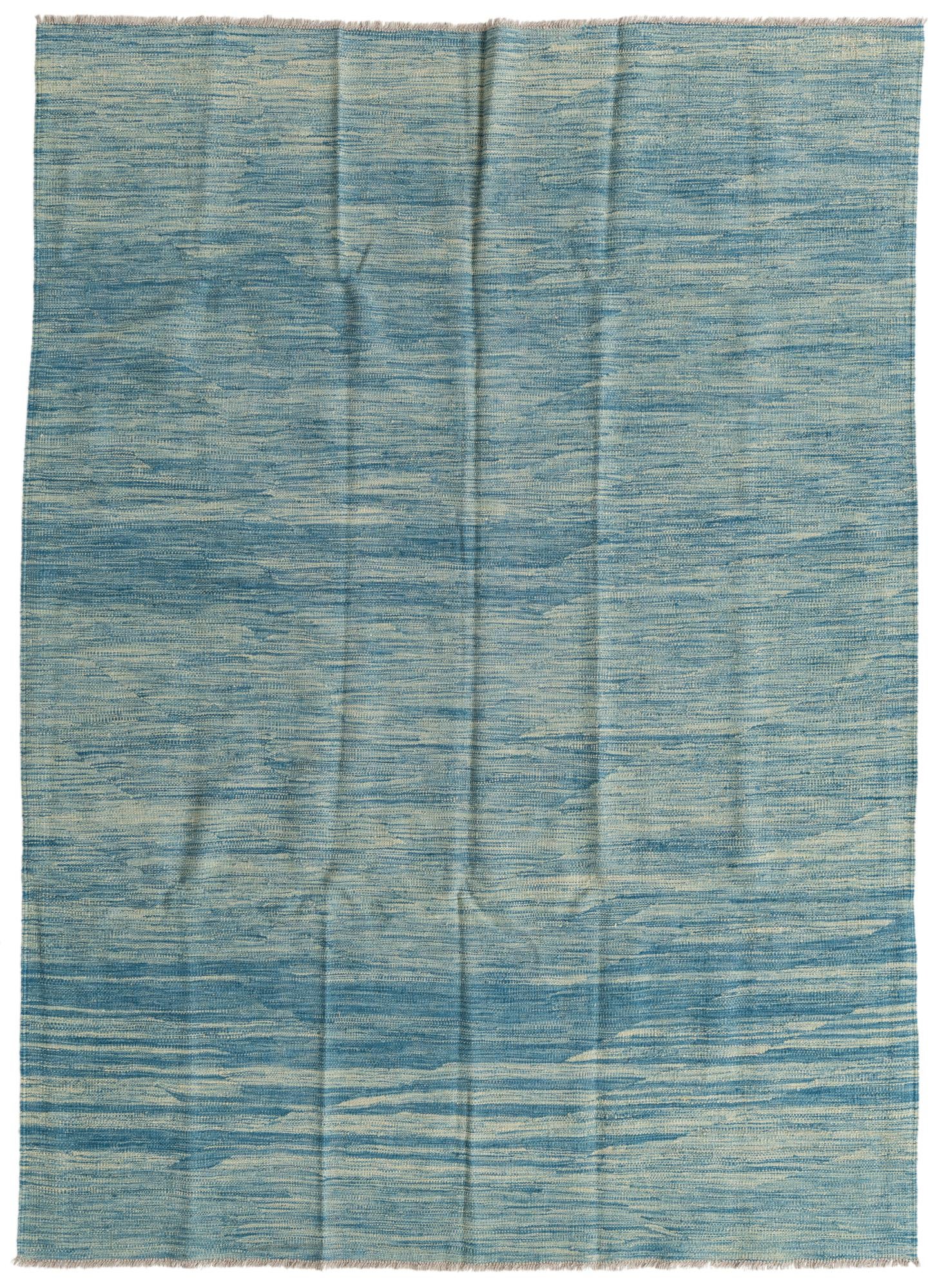 5' 10 x 8' Hand Woven Kilim Modern Wool Rug