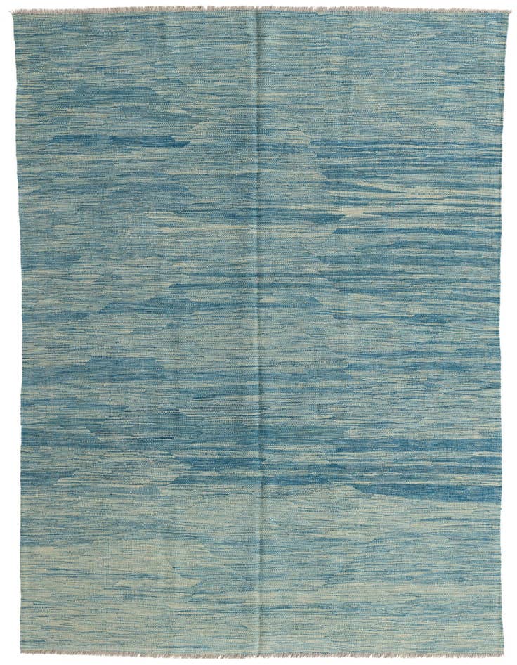Detail image of 5' 6 x 8' Hand Woven Kilim Modern Wool Rug