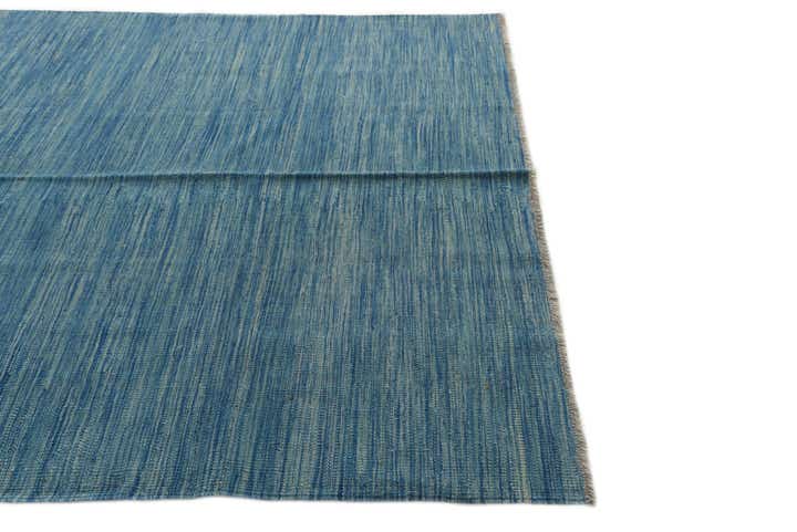 5' 6 x 8' Hand Woven Kilim Modern Wool Rug