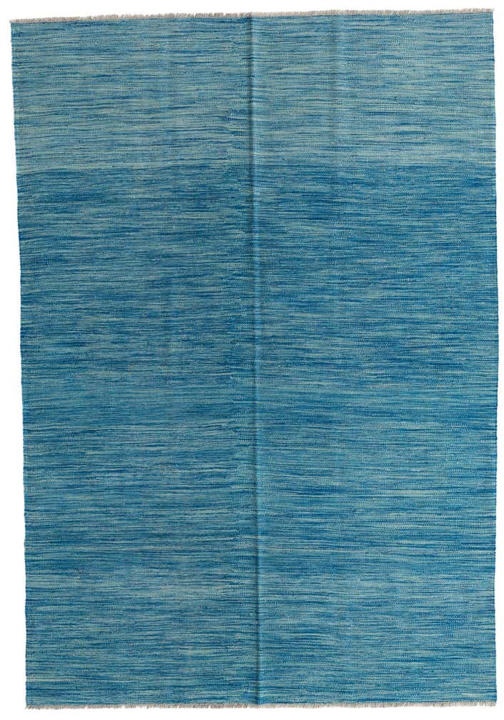 5' 6 x 8' Hand Woven Kilim Modern Wool Rug