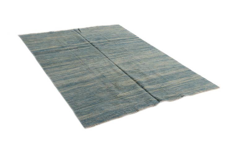 Detail image of 5' x 6' 6 Hand Woven Kilim Modern Wool Rug