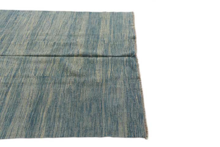 5' x 6' 6 Hand Woven Kilim Modern Wool Rug