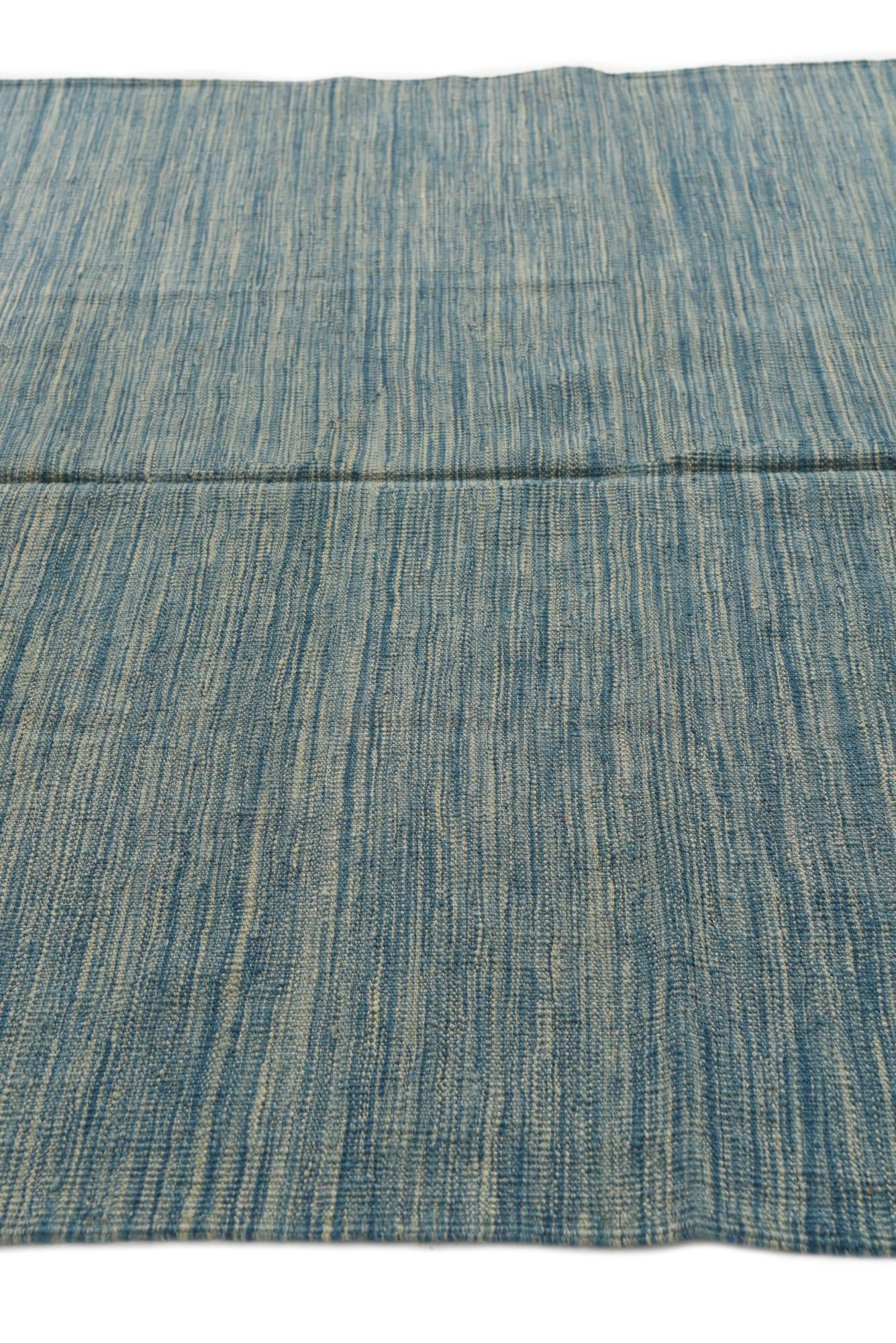 5' x 6' 7 Hand Woven Kilim Modern Wool Rug
