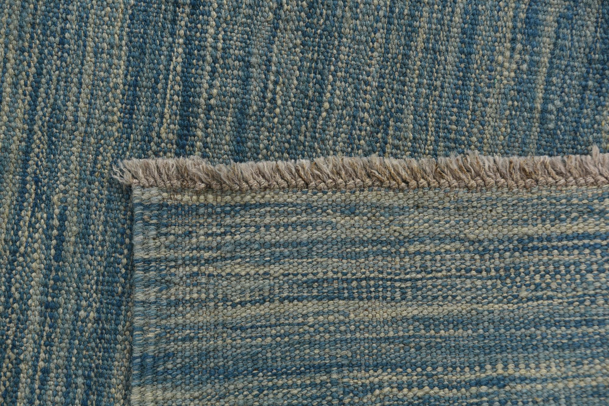 5' x 6' 7 Hand Woven Kilim Modern Wool Rug
