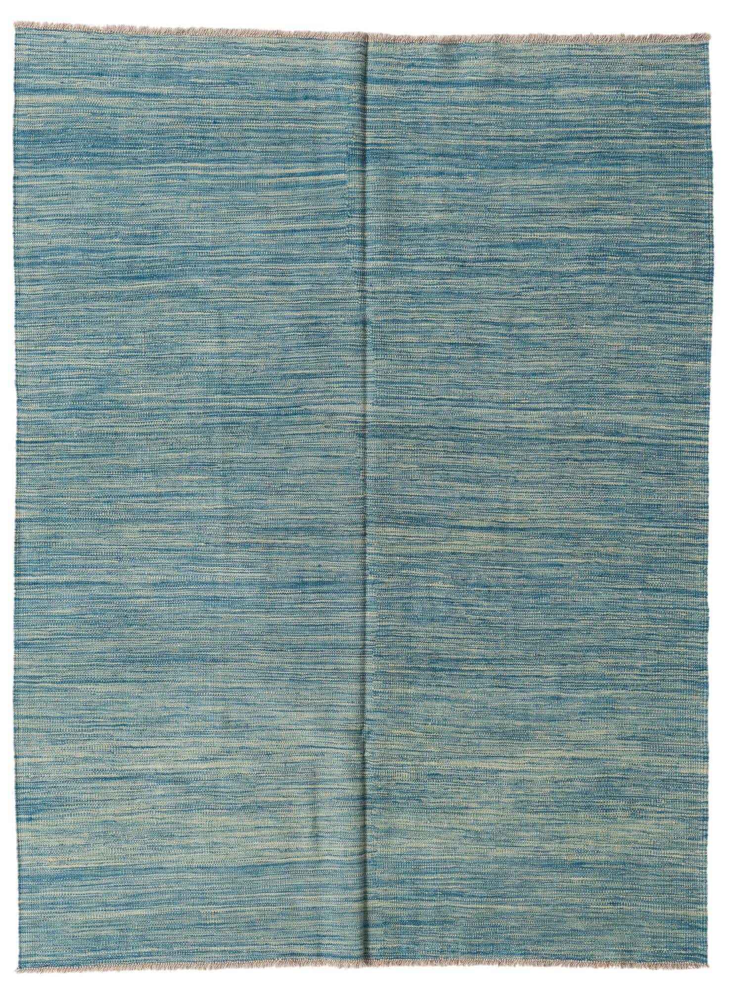 5' x 6' 7 Hand Woven Kilim Modern Wool Rug