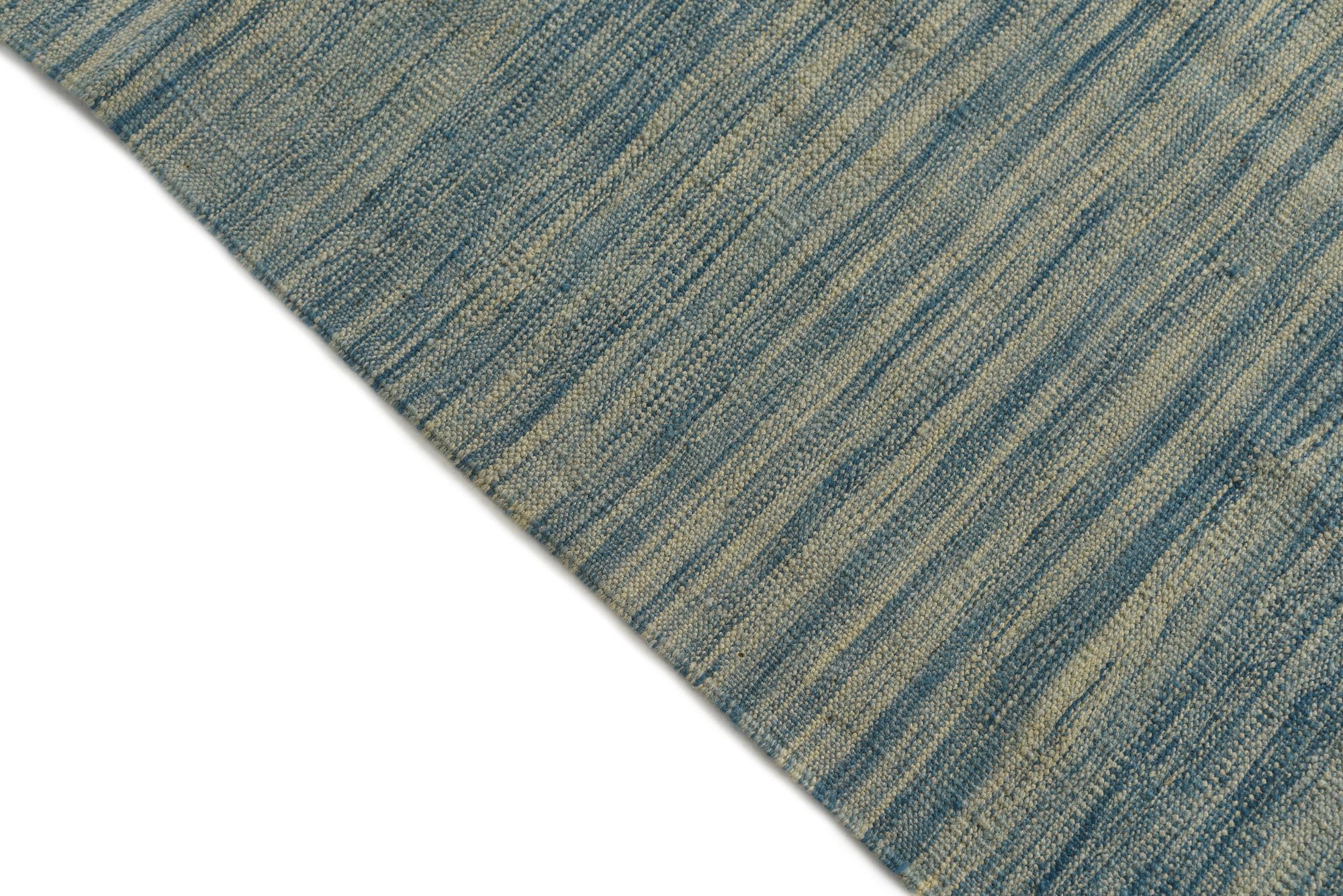 5' x 6' 6 Hand Woven Kilim Modern Wool Rug