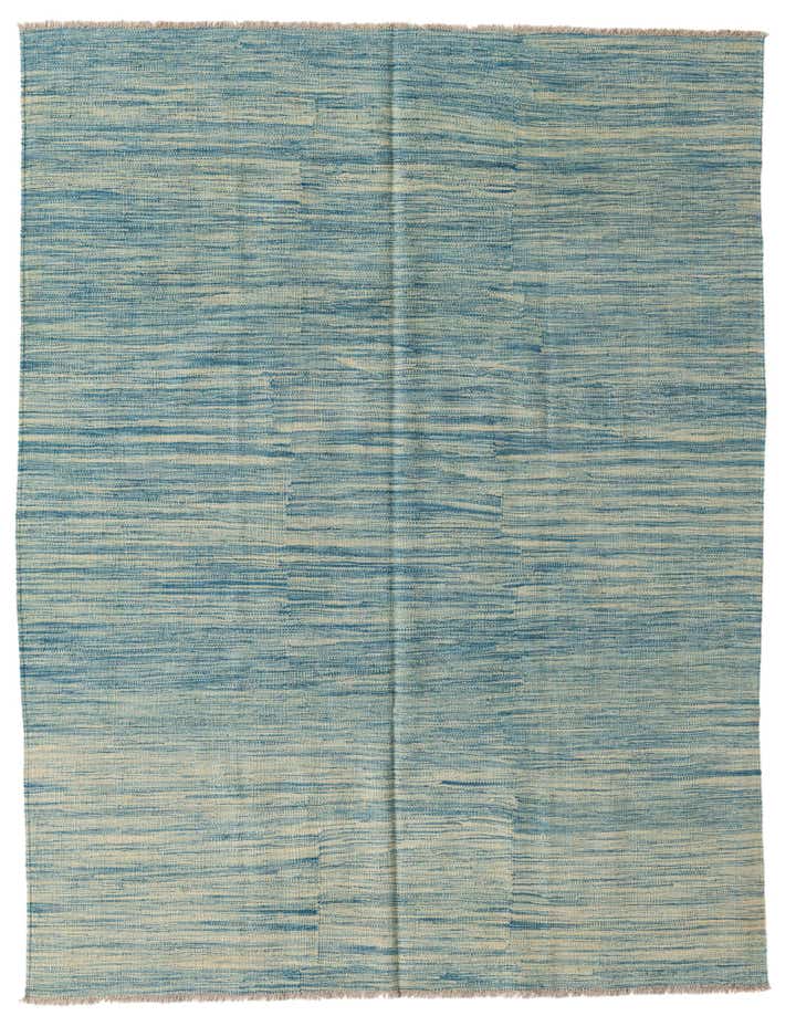 5' x 6' 6 Hand Woven Kilim Modern Wool Rug