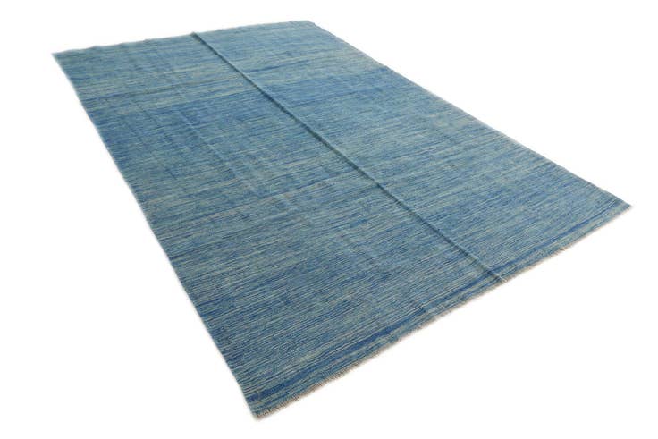 Detail image of 5' 7 x 8' Hand Woven Kilim Modern Wool Rug