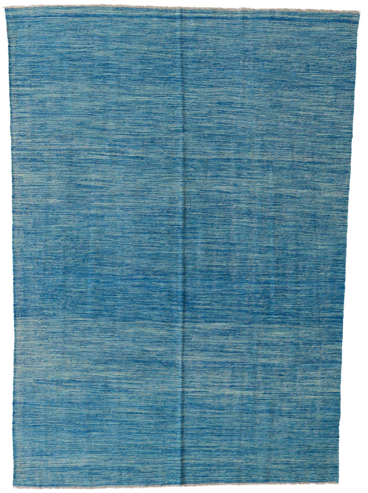5' 7 x 8' Hand Woven Kilim Modern Wool Rug