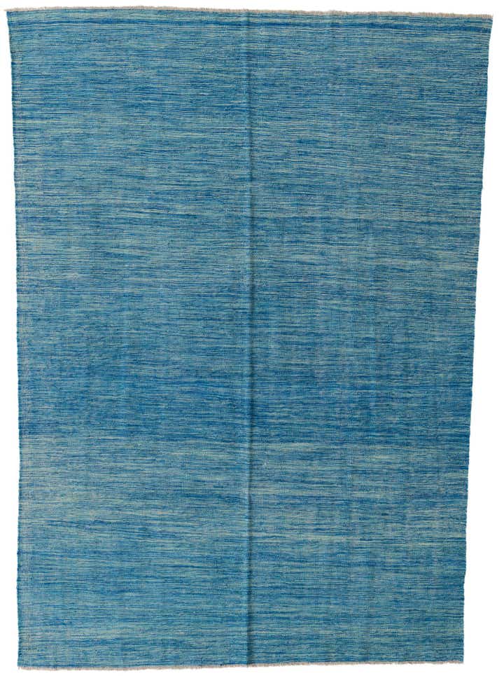 5' 7 x 8' Hand Woven Kilim Modern Wool Rug