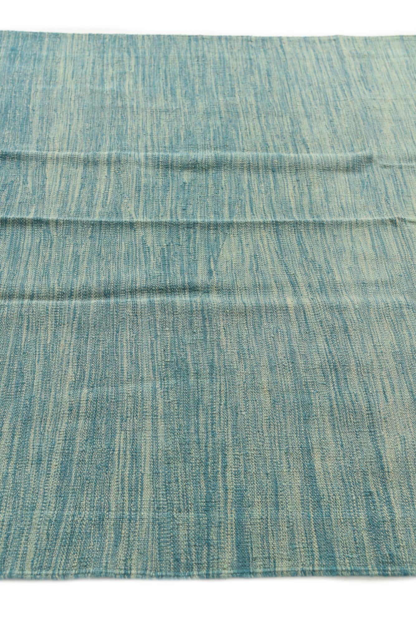 4' 10 x 6' 6 Hand Woven Kilim Modern Wool Rug