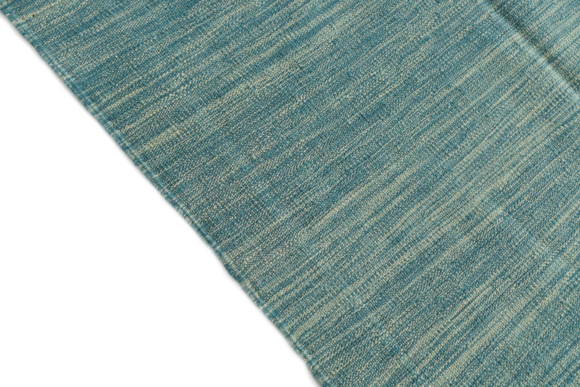 4' 10 x 6' 6 Hand Woven Kilim Modern Wool Rug