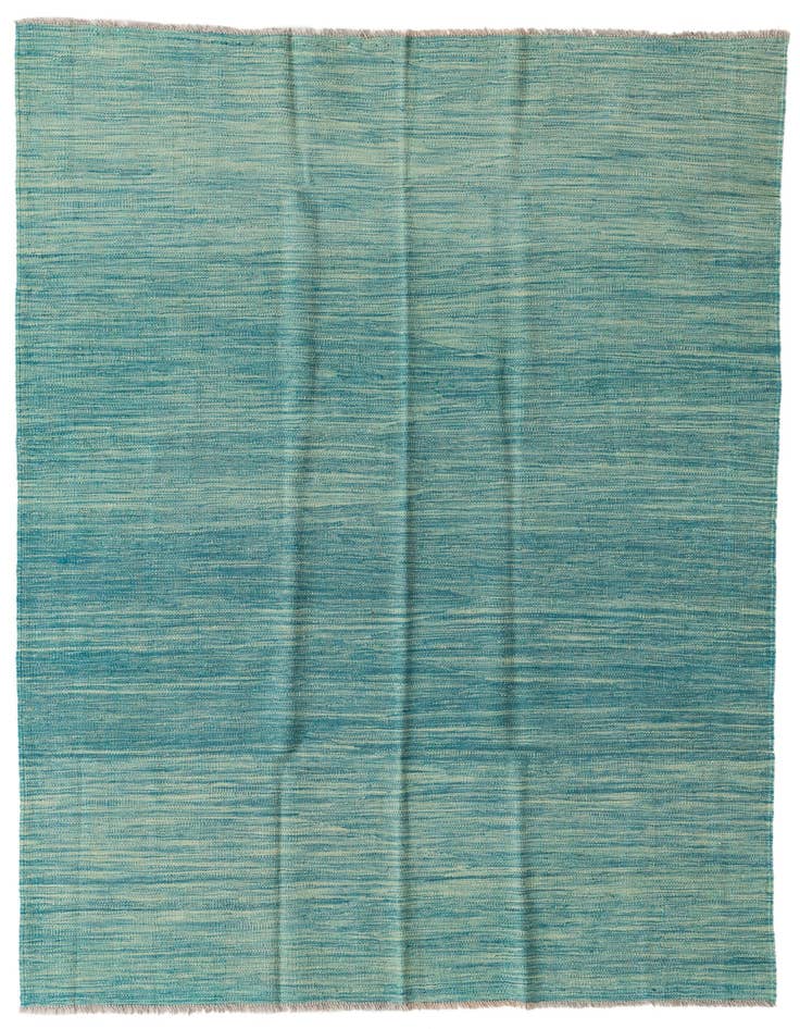 Detail image of 4' 10 x 6' 6 Hand Woven Kilim Modern Wool Rug