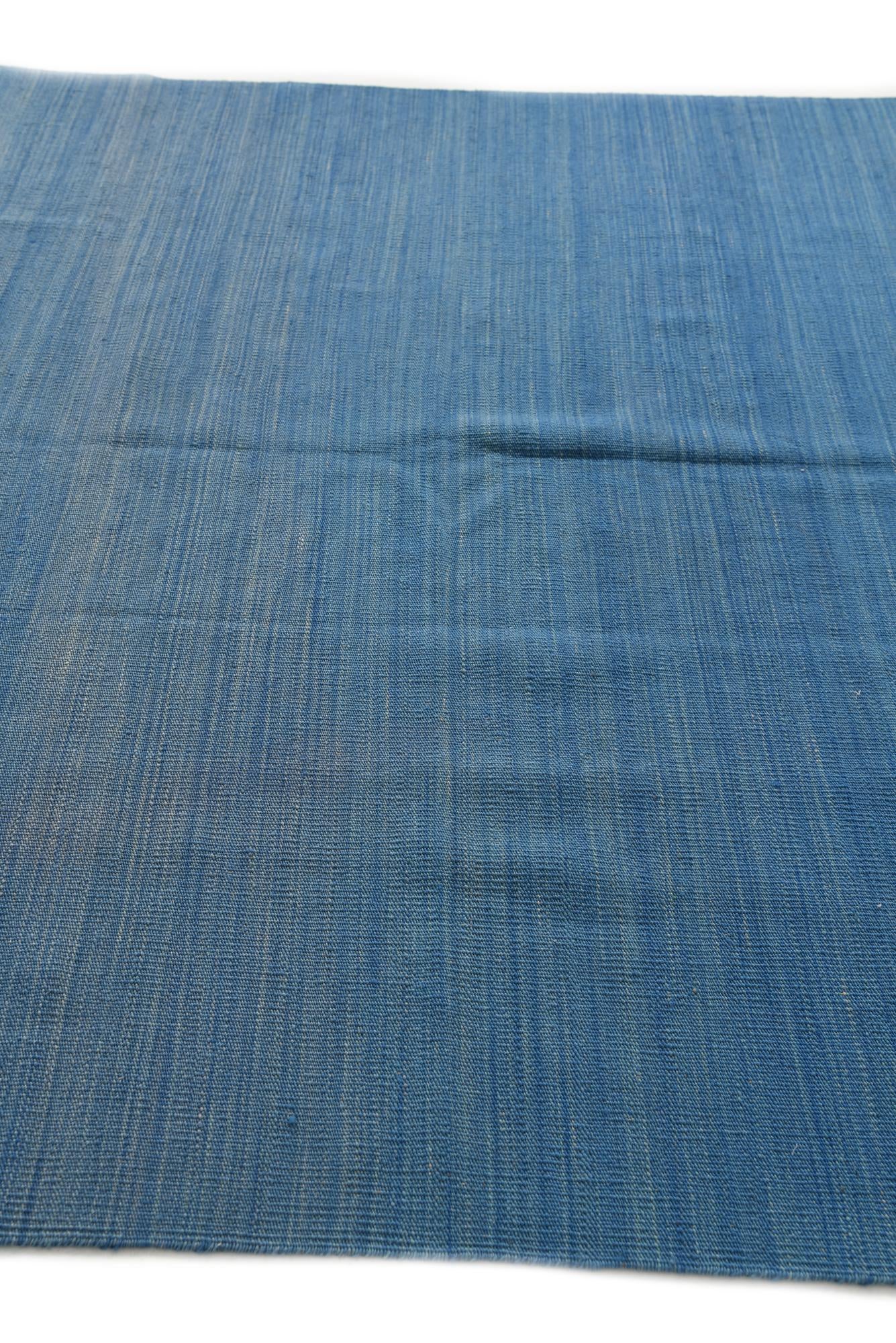 5' 7 x 7' 9 Hand Woven Kilim Modern Wool Rug