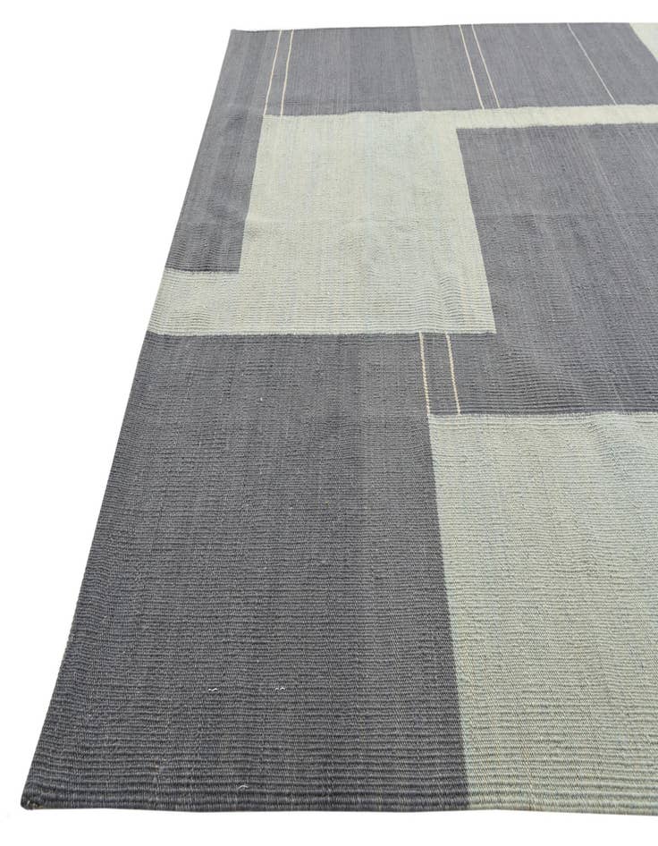 Detail image of 4' 11 x 6' 6  Hand Woven Kilim Modern Wool Rug