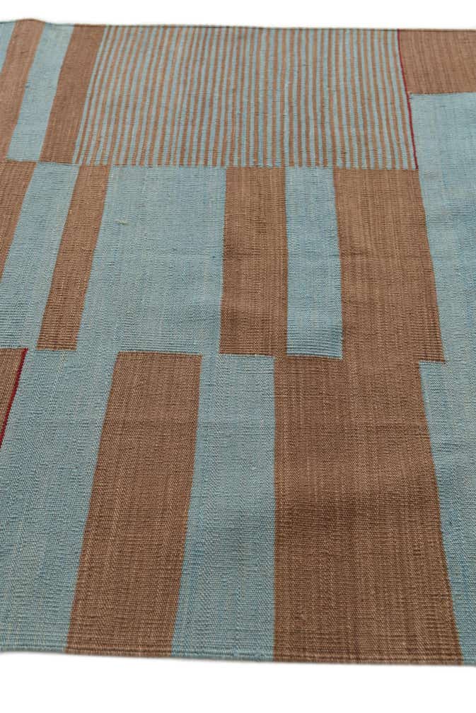 4' 3 x 6' Hand Woven Kilim Modern Wool Rug