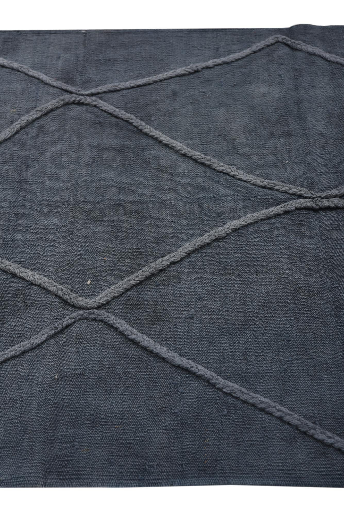 3' 3 x 4' 10 Hand Woven Kilim Modern Wool Rug