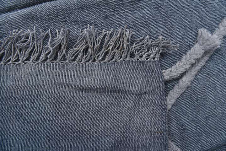 4' 8 x 6' 8 Hand Woven Kilim Modern Wool Rug