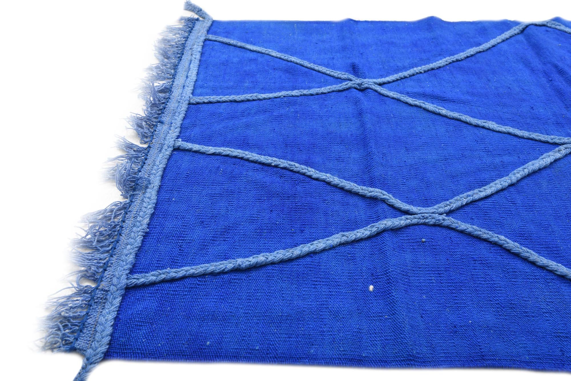 3' 4 x 5' 1 Hand Woven Kilim Modern Wool Rug