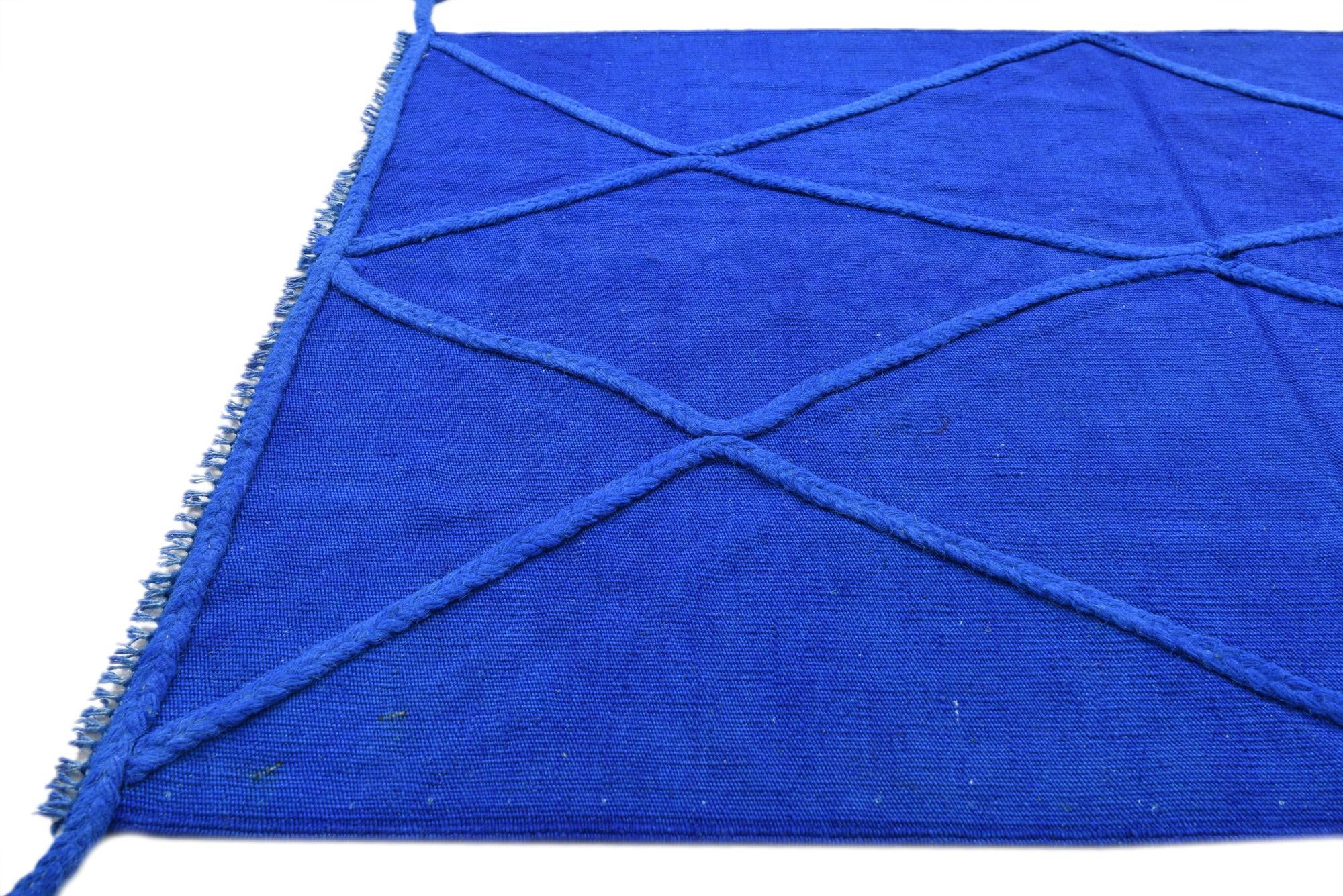 3' 4 x 5' Hand Woven Kilim Modern Wool Rug