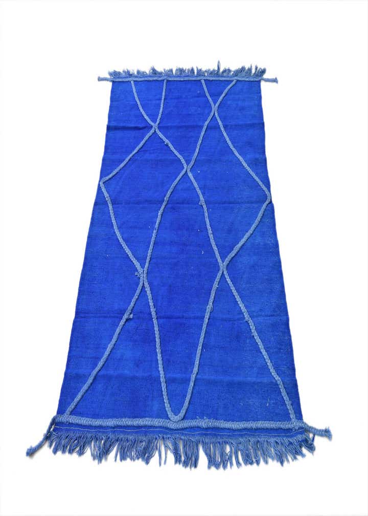 3' 4 x 5' Hand Woven Kilim Modern Wool Rug