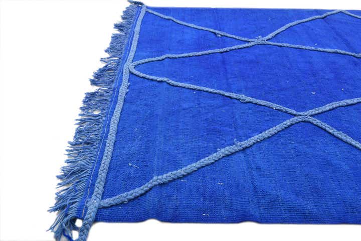 3' 4 x 5' Hand Woven Kilim Modern Wool Rug