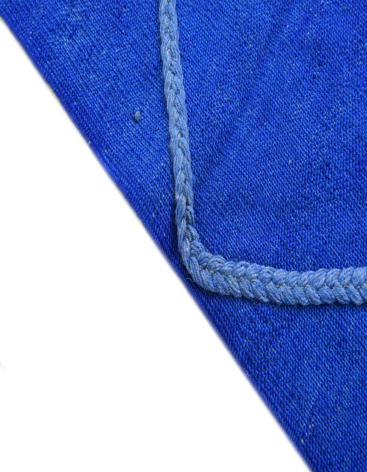 Detail image of 3' 4 x 5' Hand Woven Kilim Modern Wool Rug