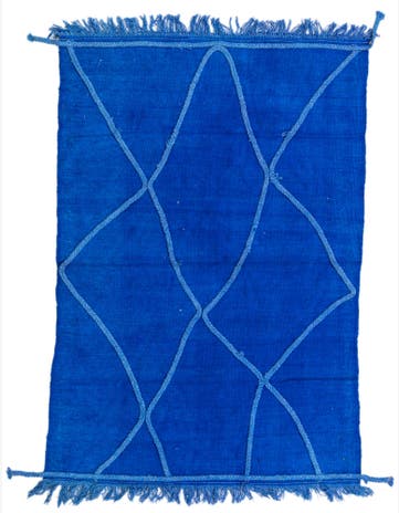3' 4 x 5' Hand Woven Kilim Modern Wool Rug