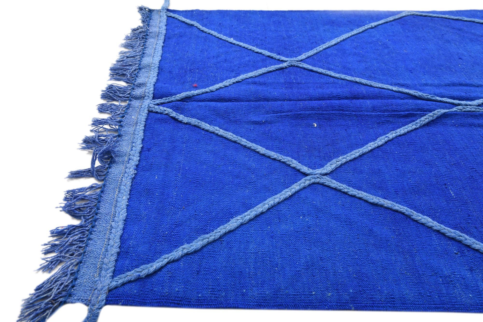 3' 5 x 5' 2 Hand Woven Kilim Modern Wool Rug