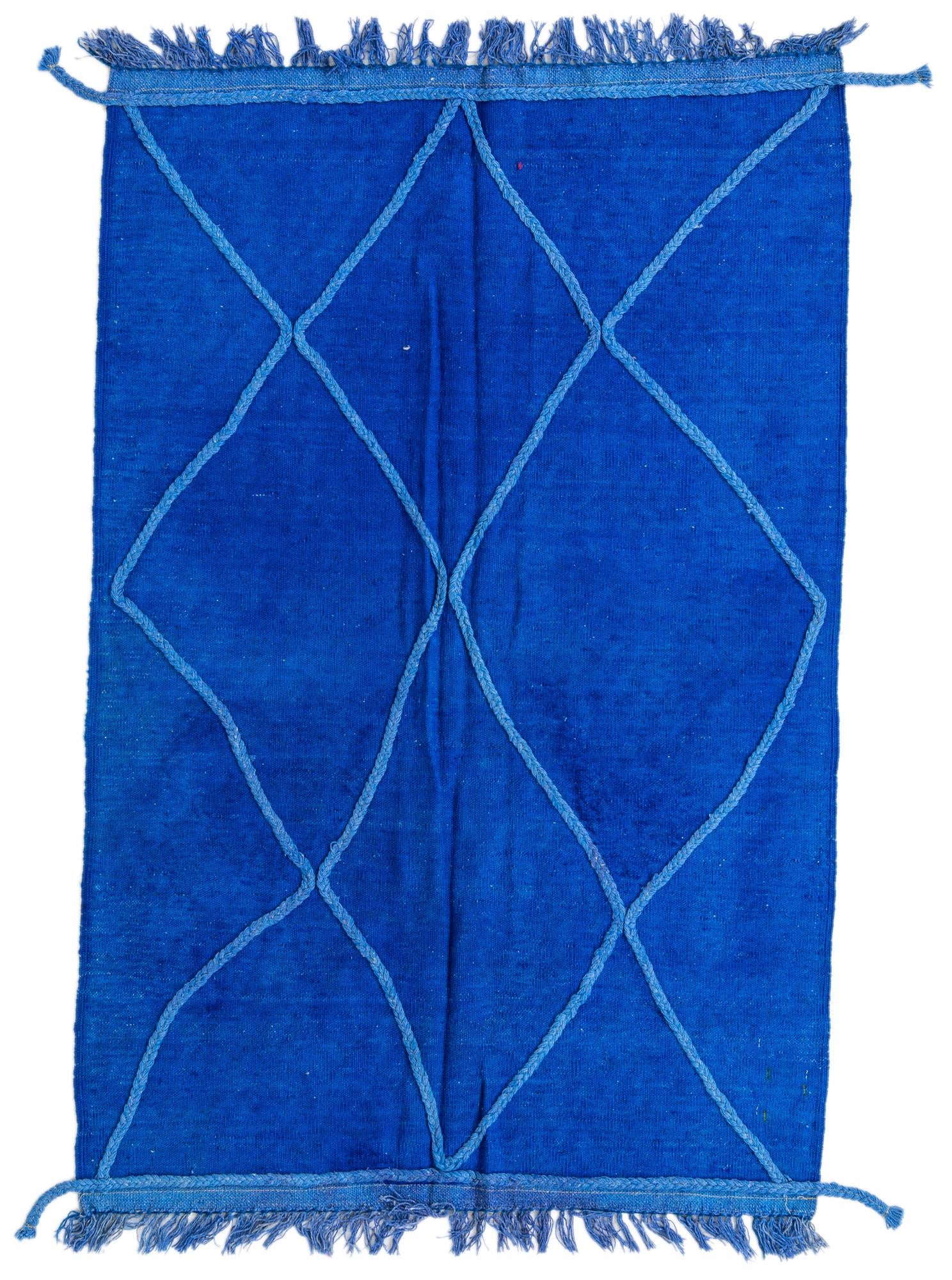 3' 5 x 5' 2 Hand Woven Kilim Modern Wool Rug