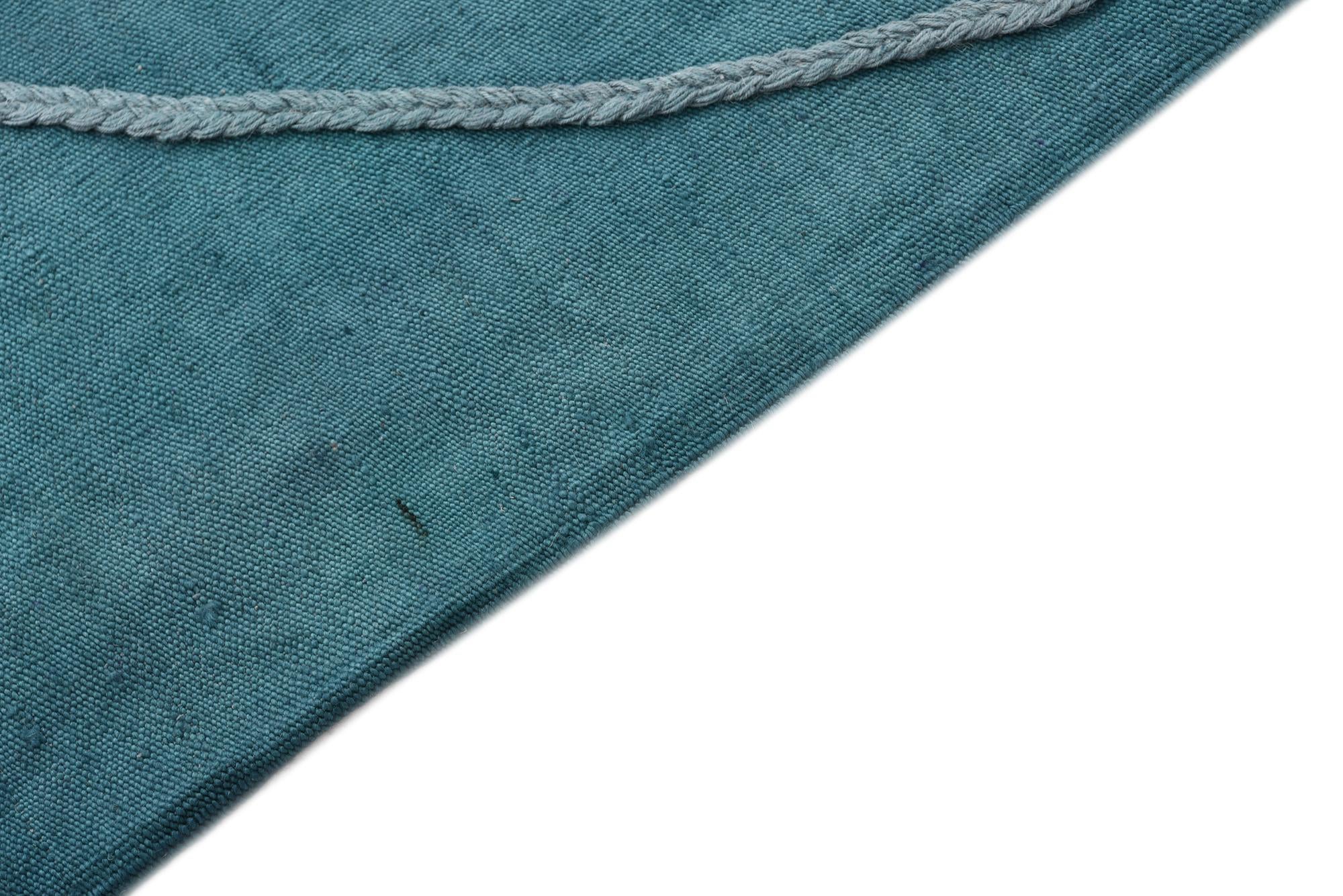 5' 5 x 7' 8 Hand Woven Kilim Modern Wool Rug