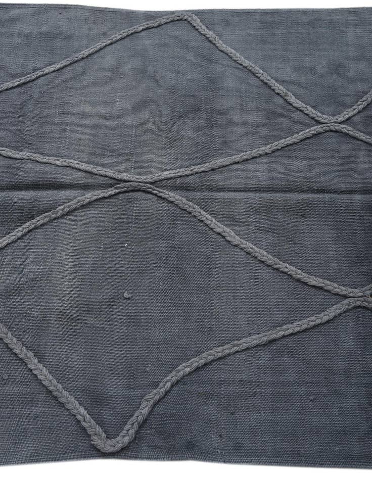 Detail image of 3' 4 x 5' Hand Woven Kilim Modern Wool Rug