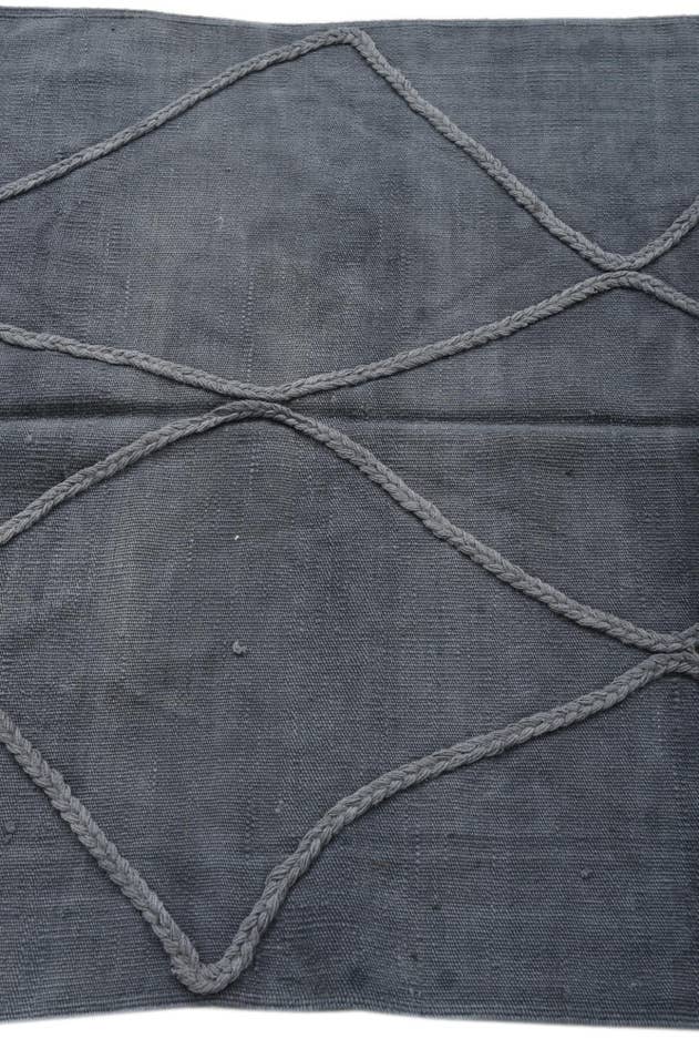Detail image of 3' 4 x 5' Hand Woven Kilim Modern Wool Rug