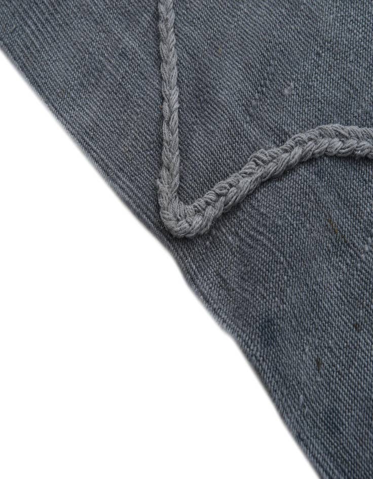 Detail image of 3' 4 x 5' Hand Woven Kilim Modern Wool Rug